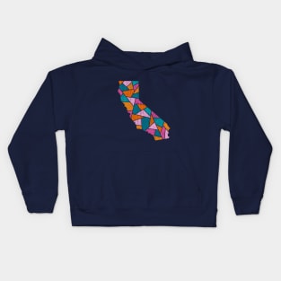 California Mosaic - Beachside Boardwalk Kids Hoodie